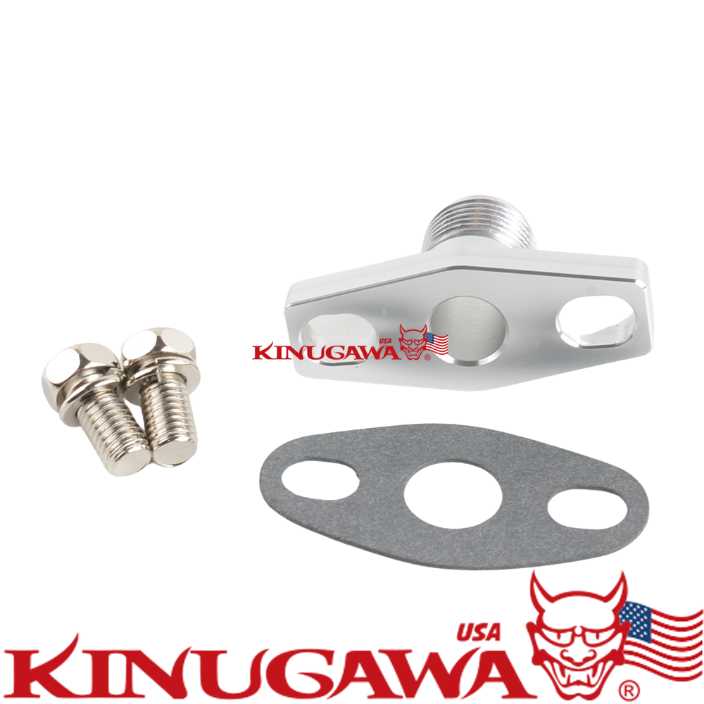 Turbo Oil Drain Flange For G series G25 G30 G35 660 770 900 1050 8AN Aluminum