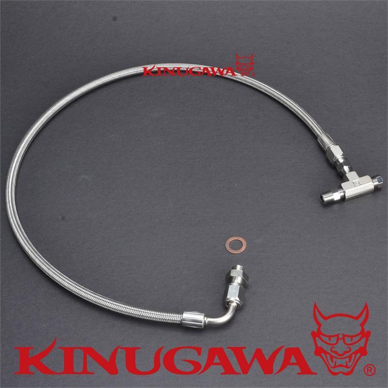Kinugawa Turbo Oil Feed Line For 00~03 HONDA F20C S2000 AP1 w/Greddy T518Z Turbo