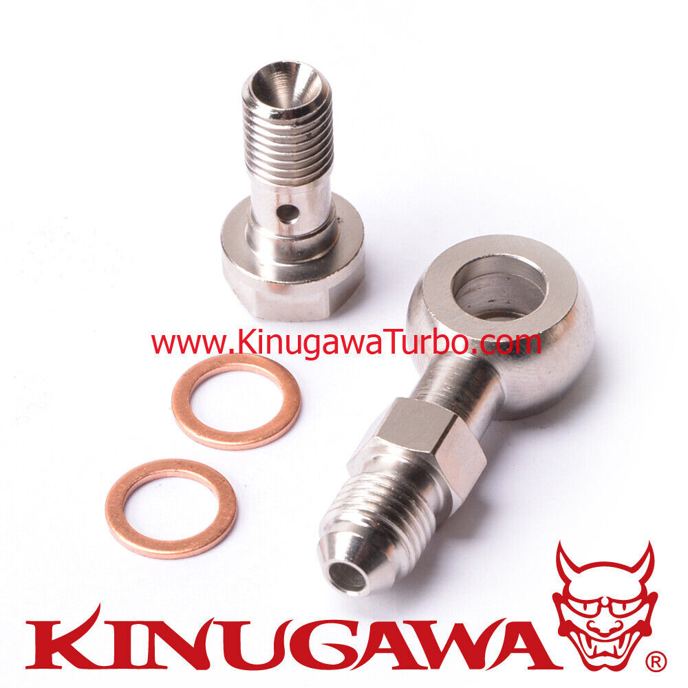 Banjo Bolt Kit M12x1.5mm VOLVO SAAB TD04H TD04HL Turbo Oil feed 1.5mm restrictor