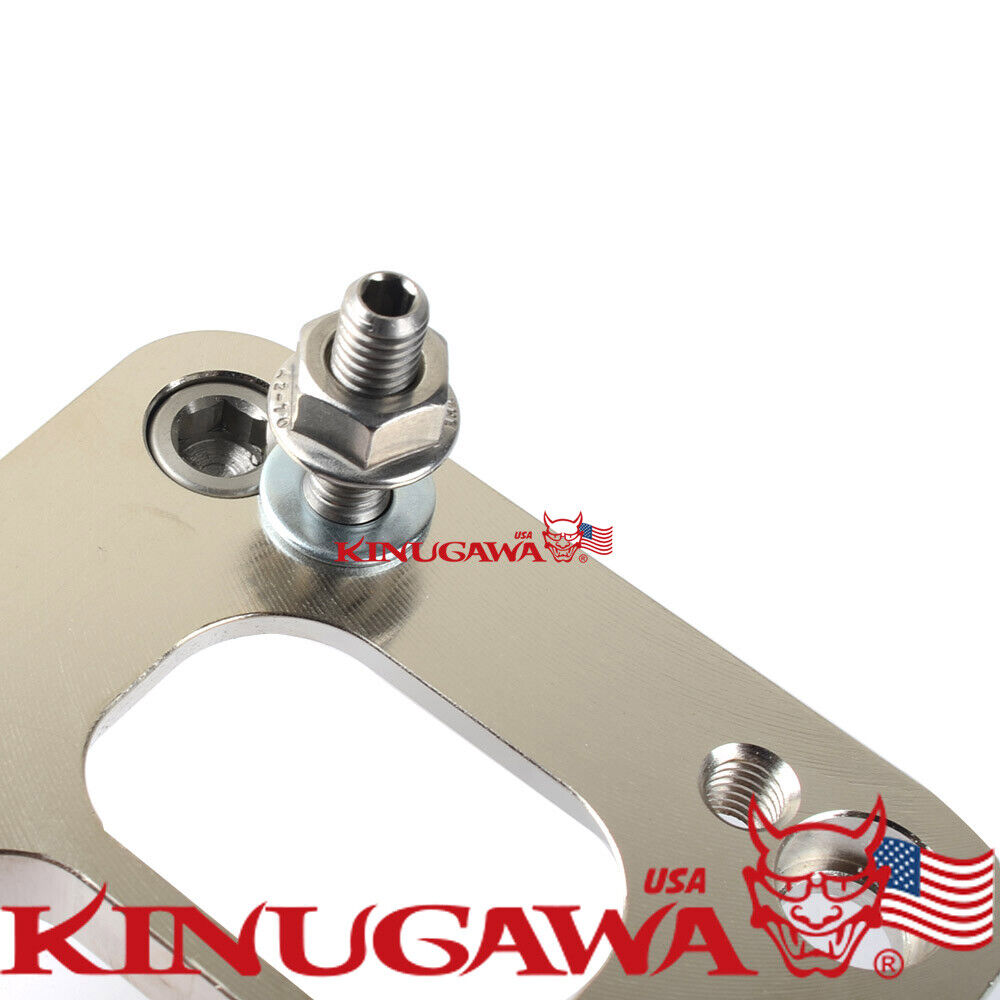 Forged Turbo Exhaust Manifold Flange Adapter T4 to T3 W/Gasket and stud kit