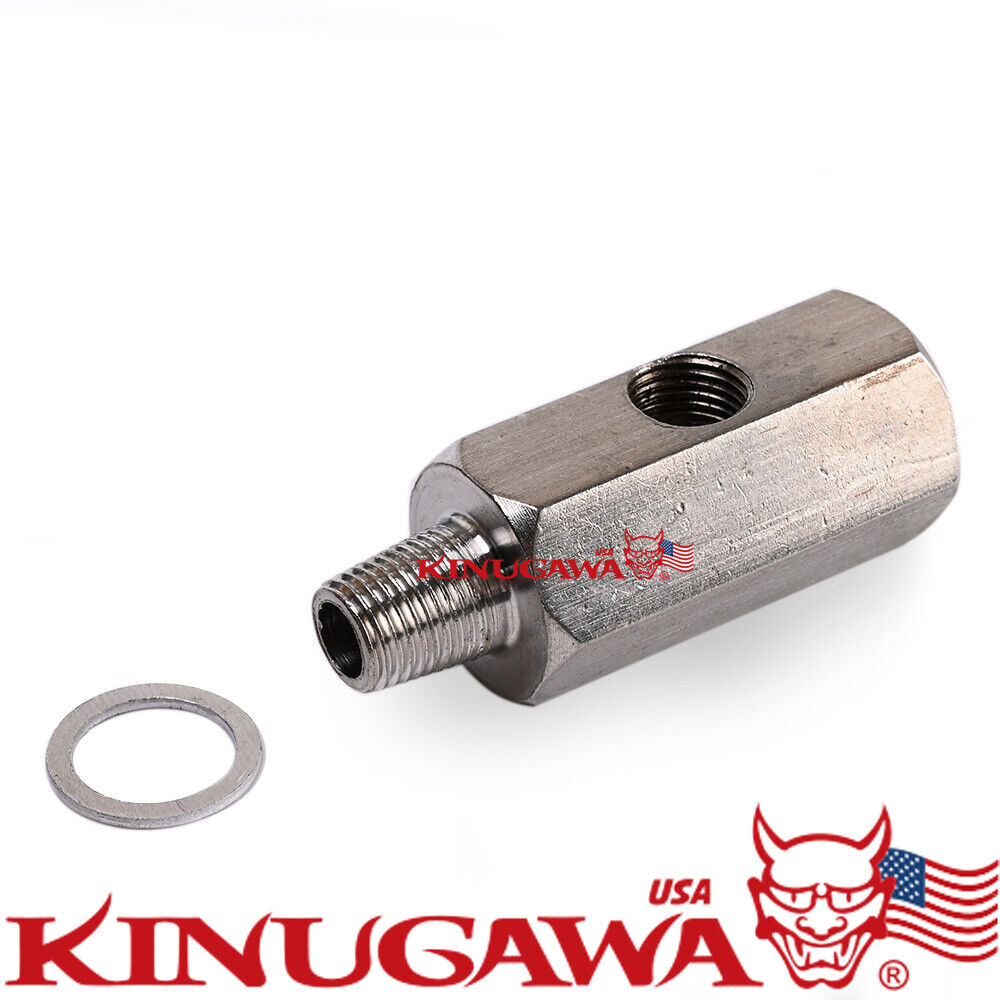 1/8 NPT Stainless Sensor Adapter Fitting For Oil Pressure Gauge