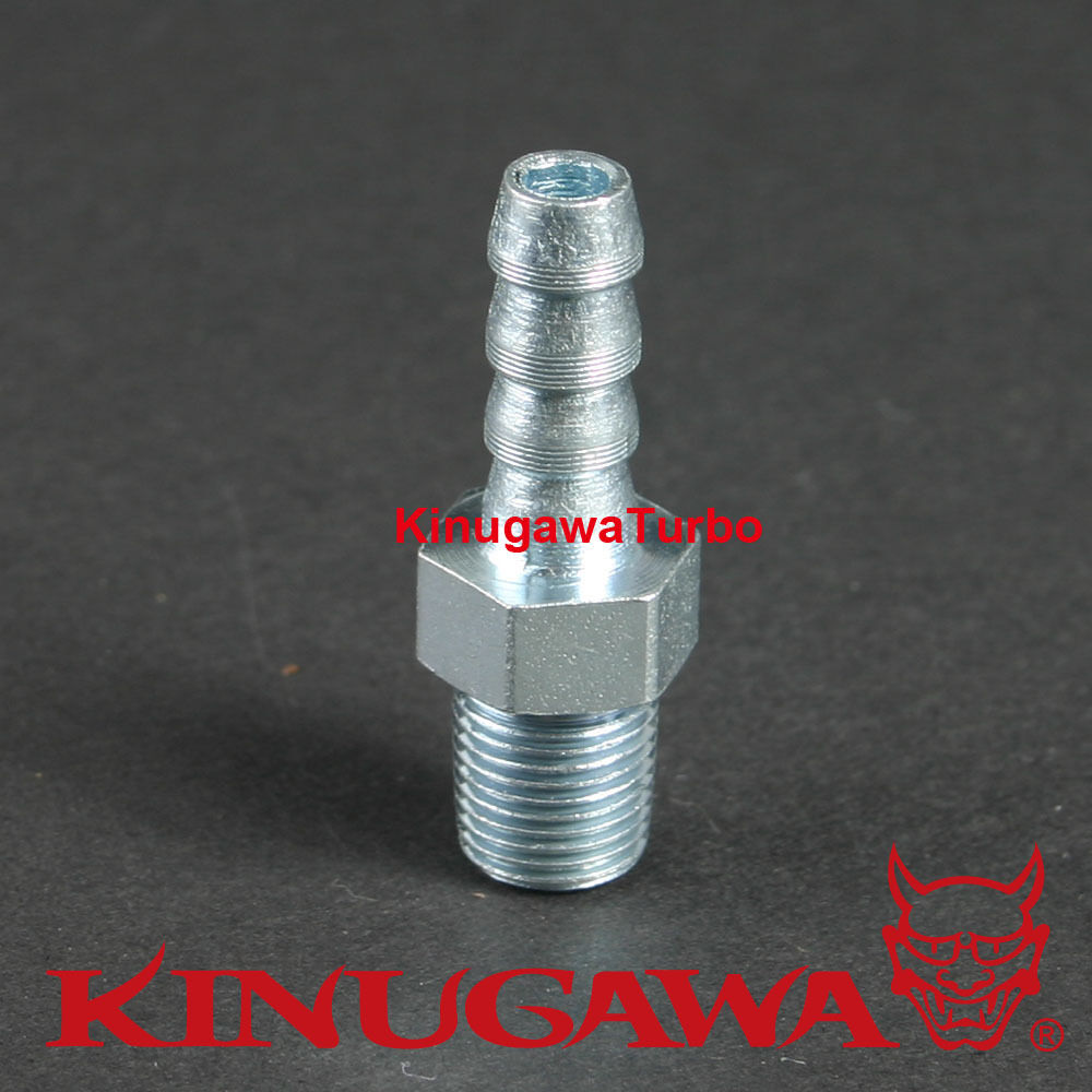 Forged Barb Hose Adapter Fitting 1/2 BSPT - 10.5 mm Barb (Fit 3/8" Hose) C4-7