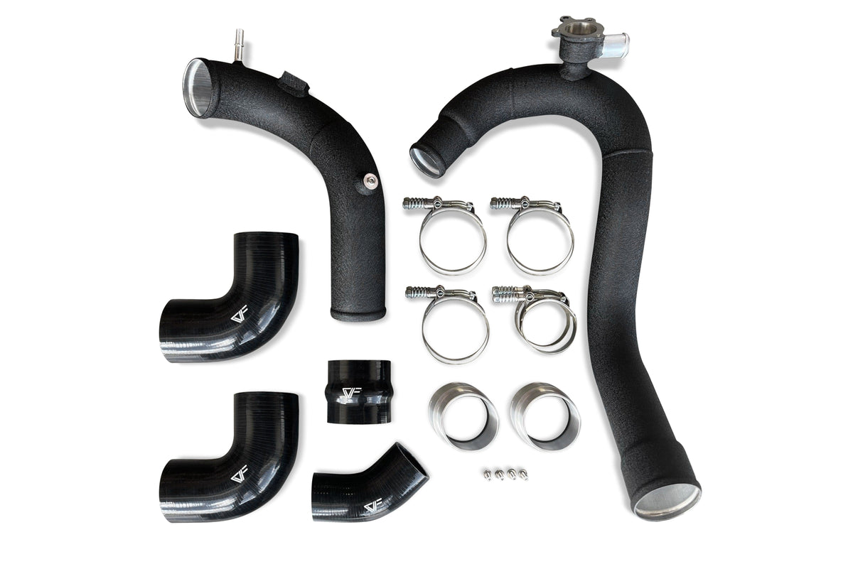 CVF Aluminum Intercooler Hot-Side + Cold-Side Piping Kit (2021-2024 Ford Bronco 2.3L; 2024 Ford Ranger 2.3L)
