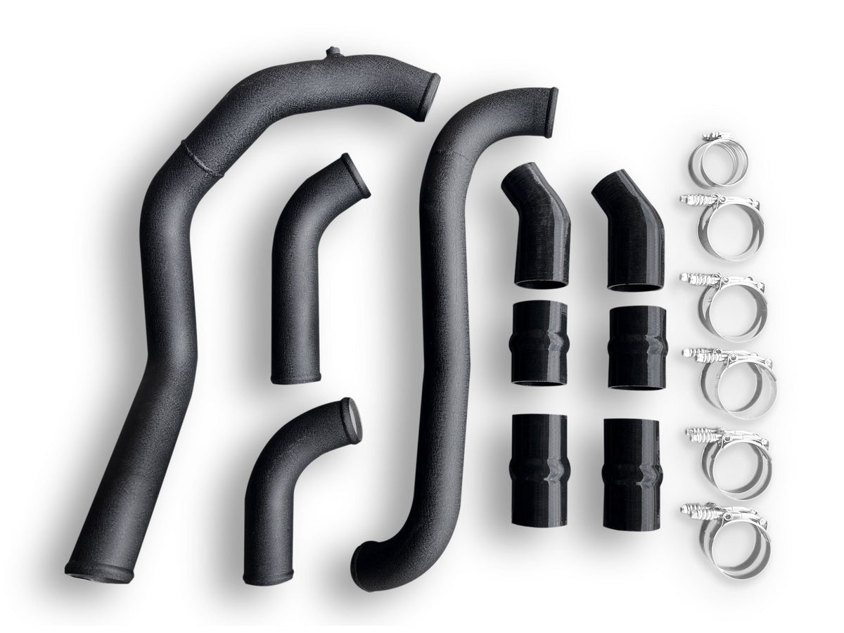 CVF Hot-side Aluminum Intercooler Piping (2021-2026 Ford F-150 3.5L/Raptor EcoBoost; 2021-2026 3.5L PowerBoost)