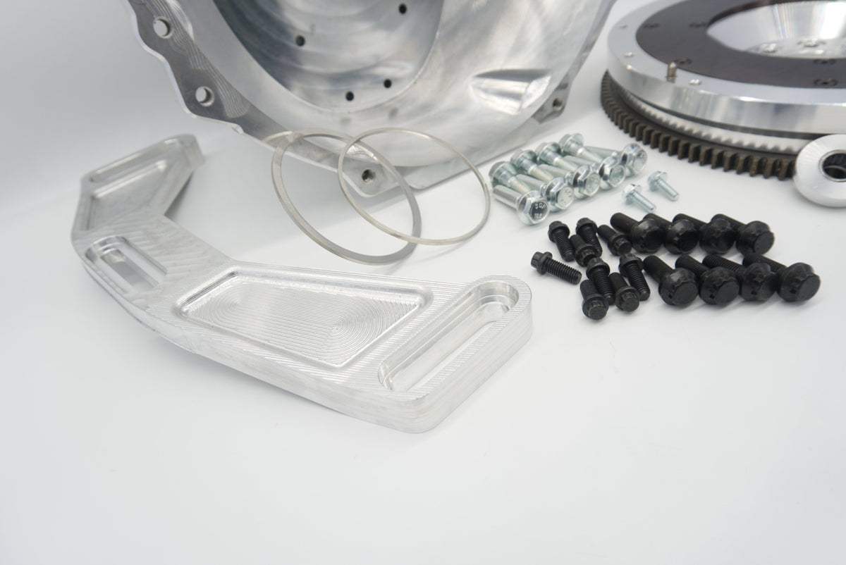 1UZ 2UZ 3UZ TO 350Z CD009 Billet Bell Housing Adapter | ASE