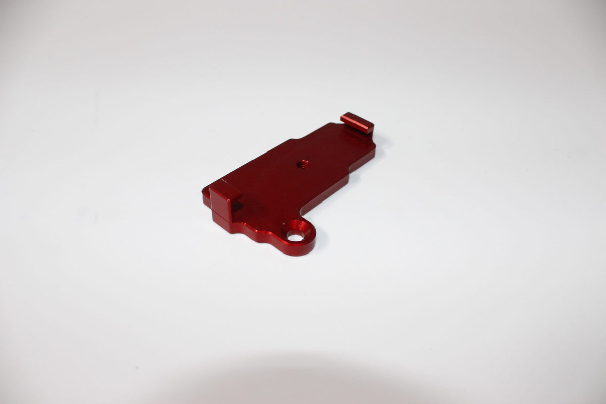 Autosports Engineering Billet Flex Fuel Sensor Mounting Bracket GM Continental AEM - Red