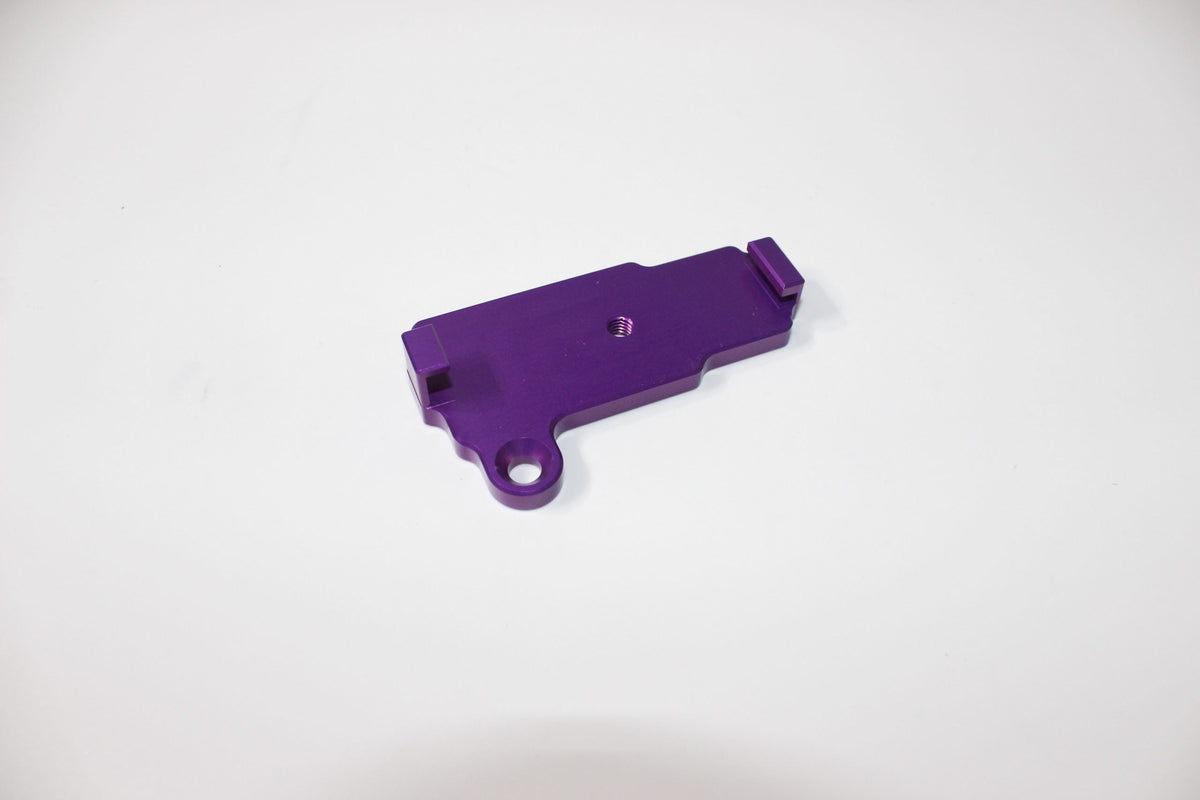 Autosports Engineering Billet Flex Fuel Sensor Mounting Bracket GM Continenetal AEM - Purple