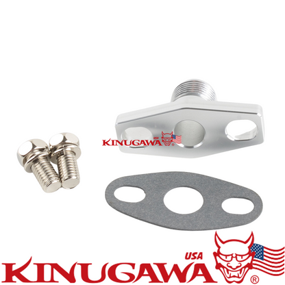 Turbo Oil Drain Flange For G series G25 G30 G35 660 770 900 1050 8AN Aluminum