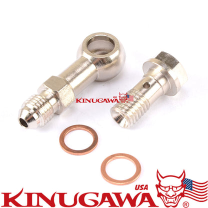 Turbo Oil Feed Banjo Bolt M10x1.5mm IHI VF22 VF34 VF36 Ball Bearing 1.0mm Hole