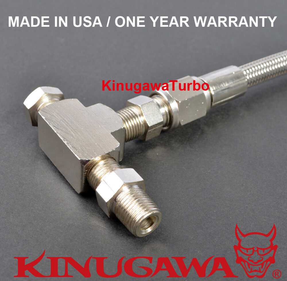 Universal Turbo Oil Feed Line 40" M10x1.25mm Banjo TRUSTs TD04H T517Z T518Z
