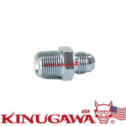 Forged Adapter 3/8PT to -4AN to Oil filter for Mitsubishi EVO1-3 DSM 1g 2g