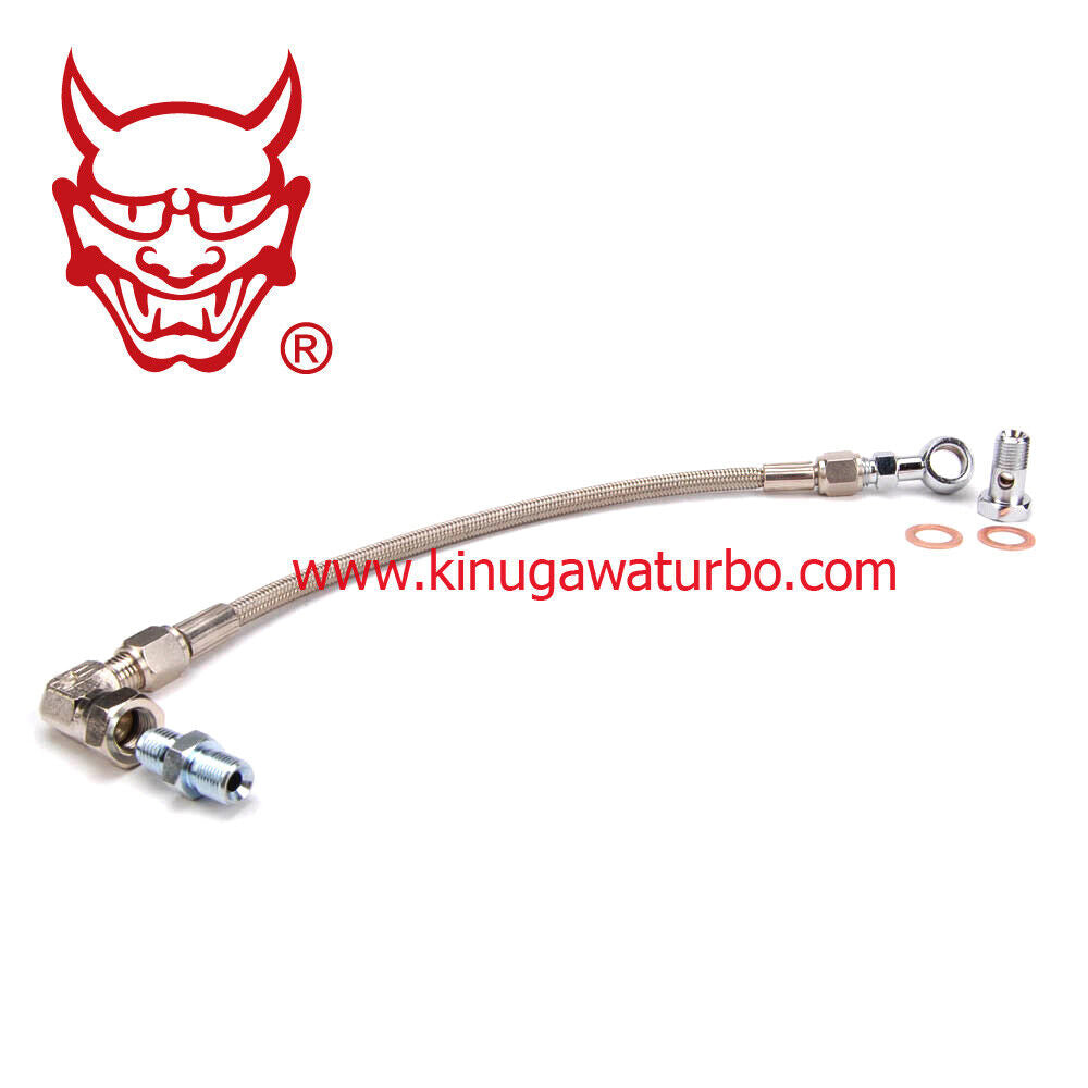 Turbo Oil Feed Line For SUBARU WRX w/ Precision 5862 5858 Gen 2 BB 6266 1.8mm