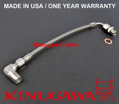 Turbo Oil Feed Line DSM Eclipse 1G TD05H 14B 16G ( Turbo to Oil Filter)