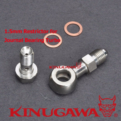 Kinugawa Banjo Bolt Kit / Turbo Oil Feed for Garrett T25 T28 GT25 GT28 GT30 Journal Bearing