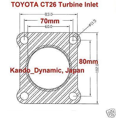 Kinugawa Turbo Gasket Set FOR TOYOTA CT26 Turbo Land Cruiser Supra