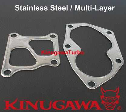 Turbo Turbine Gasket 4G63T Mitsubishi Lancer EVO 8 / 9 Stainless 4 Layer