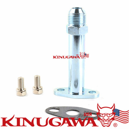 Extended 10AN Turbo drain fitting For Garrett GT30 GT35 / G Series 10AN 100mm
