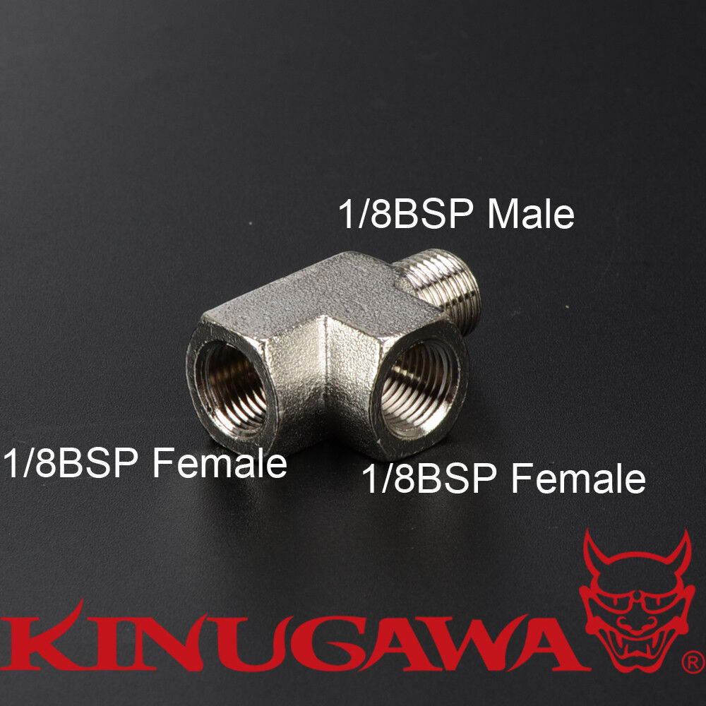 1/8 BSPT T Piece Brass Oil Pressure Sensor Adapter For Toyota 2ZZ 1ZZ 2GR Lotus