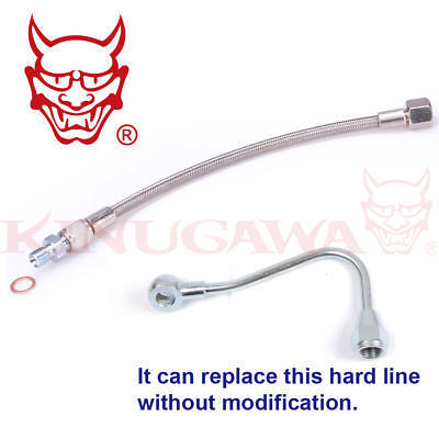 Kinugawa Turbo Oil Feed Line for SUBARU AVCS IHI Ball bearing turbo VF34 VF36