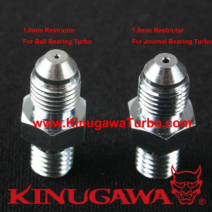 Oil Feed Fitting M10 x1.5 IHI VF22 VF34 Oil Feed 1mm Restrictor