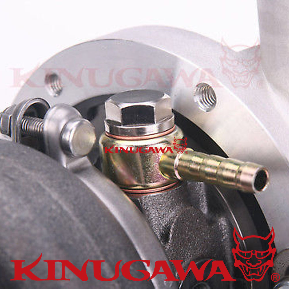 Kinugawa Turbo Water Banjo Fitting M12 12mm to 5/16" (8mm) Hose Barb Aluminum