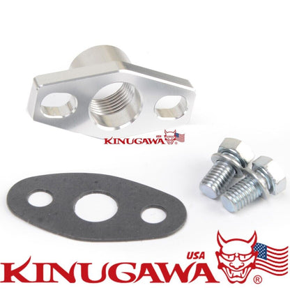 Billet Turbo Oil Drain Return Flange to 1/2BSPT For TD04 TD05 TD06 / IHI RHF4