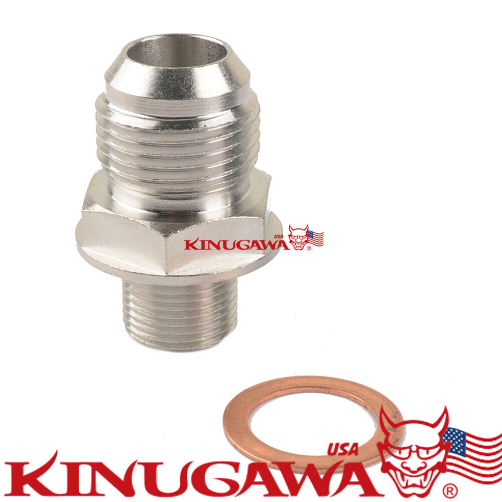 Kinugawa Turbo Coolant / Water Adapter Fitting 12AN to M20x1.5mm