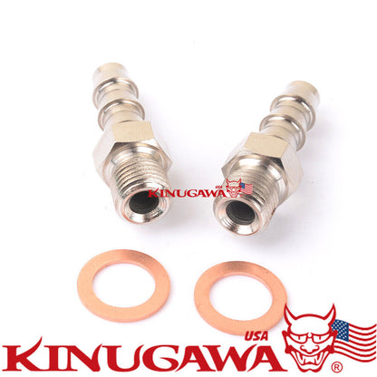 Kinugawa Turbo Water Coolant Fitting M12x1.5 to 3/8" Hose Barb Saab / Volvo TD04