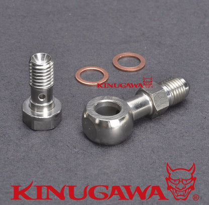 Kinugawa Banjo Bolt Kit / Turbo Oil Feed for Garrett T25 T28 GT25 GT28 GT30 Journal Bearing