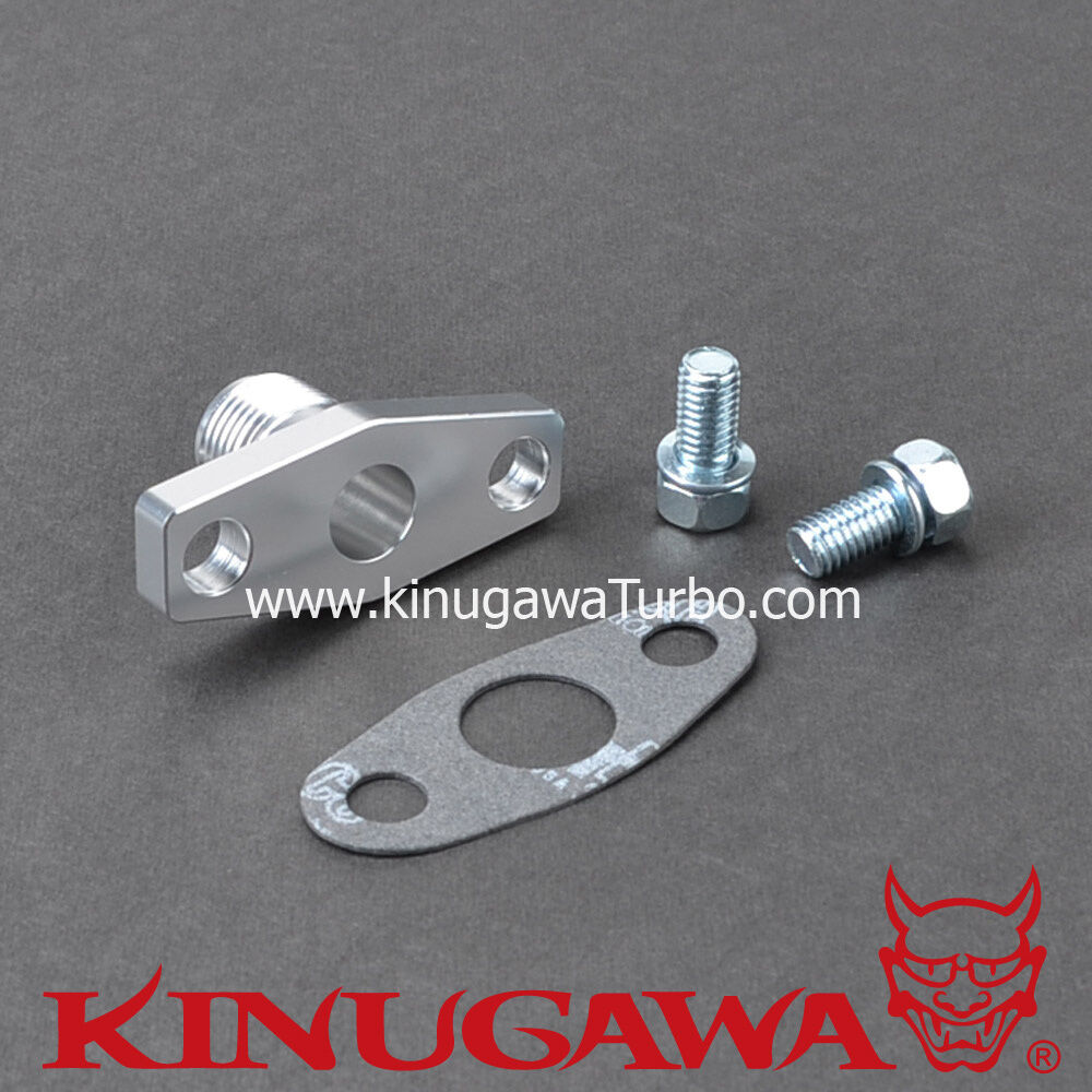 Billet Alumimum Turbo Oil Return Flange -10 AN Garrett T25 T28 44mm hole to hole