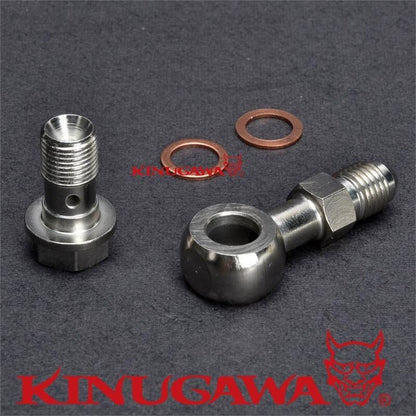 Turbo Oil Feed Banjo Bolt Kit Garrett GT3071R GT3076R GT3582R GT3037 GT3540 Ball