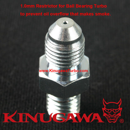 Oil Feed Fitting M10 x1.5 IHI VF22 VF34 Oil Feed 1mm Restrictor