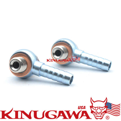 Kinugawa Turbo Water Banjo Bolt Kit M14x1.5mm to 3/8" Barb (9.5mm) G25 G30 G35