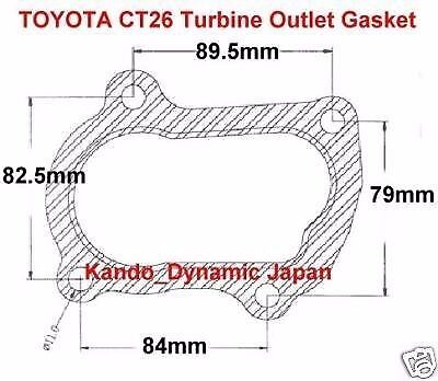 Kinugawa Turbo Turbine Gasket Kit for TOYOTA CT26 Land Cruiser Supra
