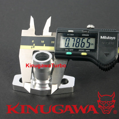 Billet Alumimum Turbo Oil Return Flange 5/8'~3/4" Garrett GT45 / Hitachi HT18