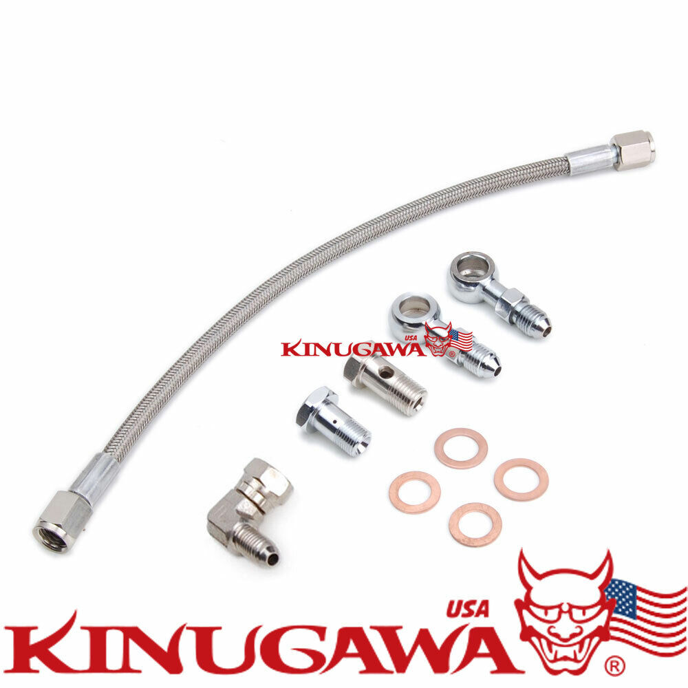Turbo Oil Feed Line FOR Nissan Skyline RB20DET RB25DET RB30 (For Stock Turbo)
