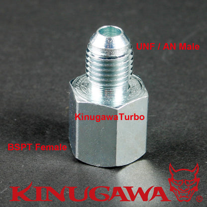 Forged Steel Adapter Fitting Connector 6AN Male - 3/8 BSPT BSP Female C6-1