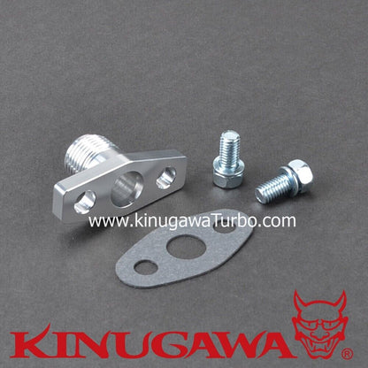 Billet Alumimum Turbo Oil Return Drain Flange -10AN AN10 GARRETT GT15 GT17 GT20