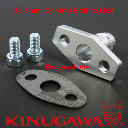 Billet Alumimum Turbo Oil Return Flange 5/8'~3/4" Garrett GT25 GT28 GT30 GT35