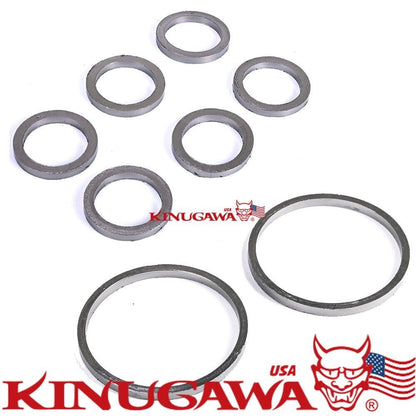 Manifold/turbine Housing Graphite Gasket set / O rings for BMW N54 Turbos