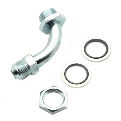 Kinugawa Turbo Oil Pan Return/Drain Plug Adapter Fitting to 10AN 90DEG
