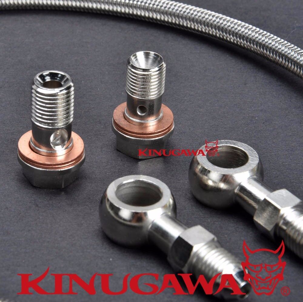 Turbo Oil Feed Line For 10-16 Nissan TIIDA Juke Pulsar MR16DDT TF035 TD04L
