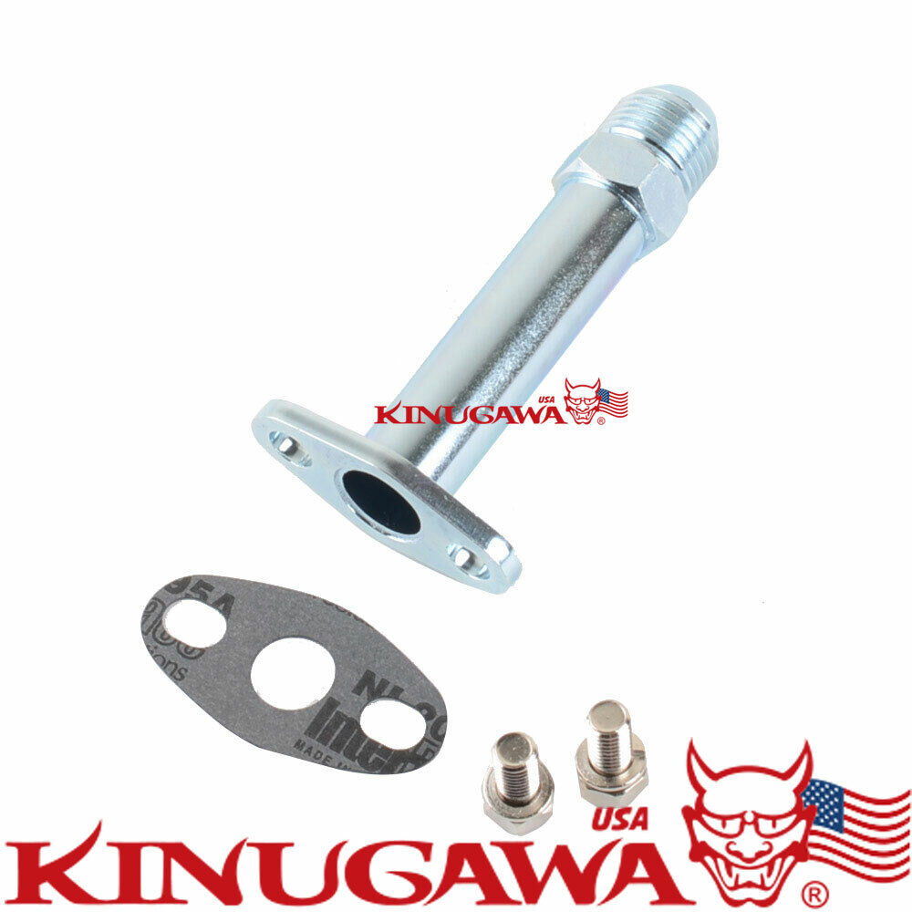 Turbo Oil Drain Pipe Kit For Mitsubishi TD03 TD04 TD05 TD06 10AN 100mm LONG