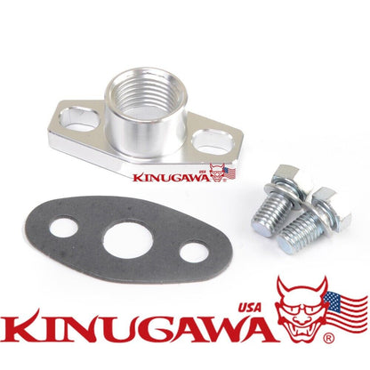 Billet Turbo Oil Drain Return Flange to 1/2BSPT For TD04 TD05 TD06 / IHI RHF4