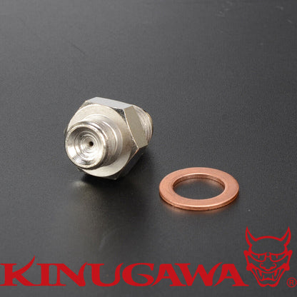 Adapter Fitting M10x1.5 w/ 1.5mm Hole for SUBARU TF035 TD04 TD05H Turbo Oil Feed