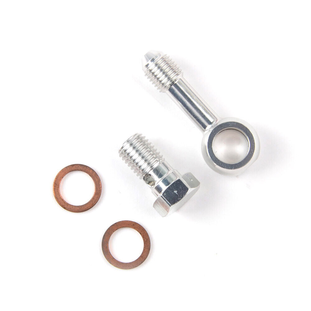 Banjo Bolt Kit / Fittings M10 x 1.0  to 3AN -3 AN3 / 7075 Aluminum Banjo Adapter