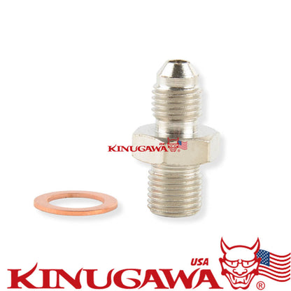 Turbo Coolant Adapter Fitting 4AN to M12x1.5 SAAB VOLVO TD04L TD04H TD04HL
