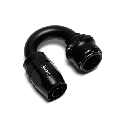 Quick Click Female Hose End -AN - 180°