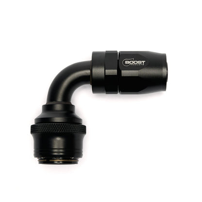 Quick Click Female Hose End -AN - 90°