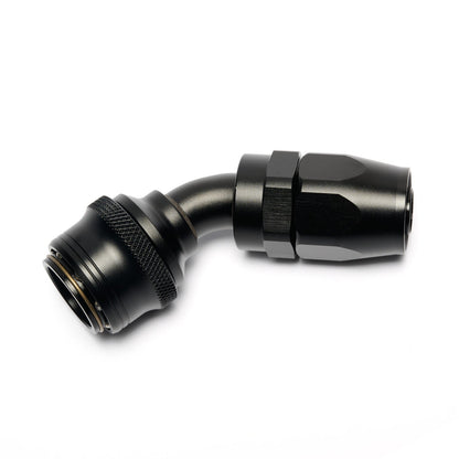 Quick Click Female Hose End -AN - 45°